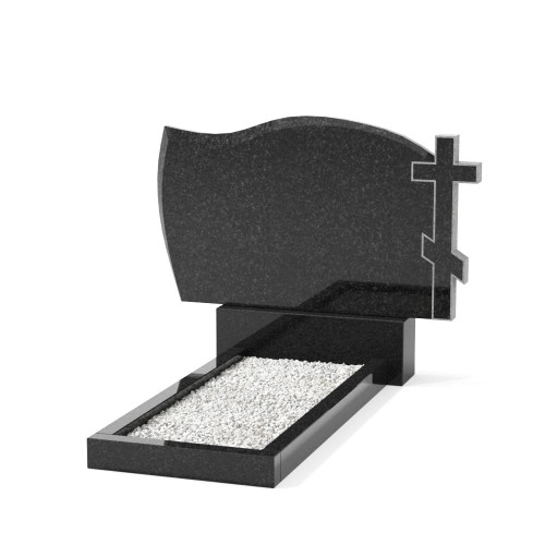 Двойной памятник B-39 гранитный