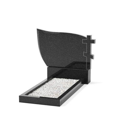 Двойной памятник B-40 гранитный