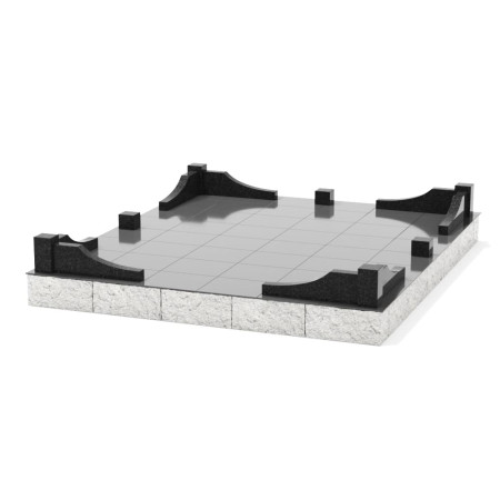 Гранитная ограда ОГ-12