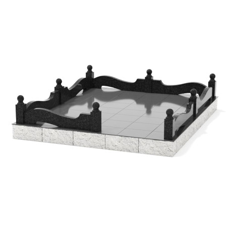 Гранитная ограда ОГ-15