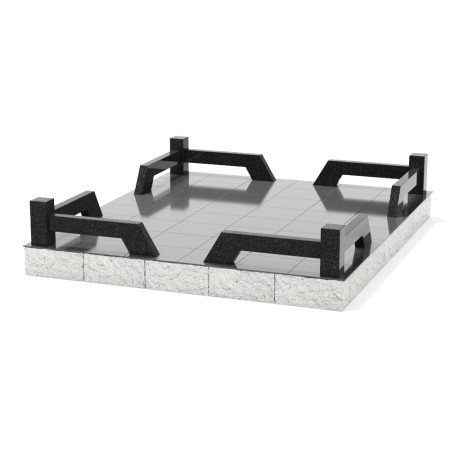 Гранитная ограда ОГ-22