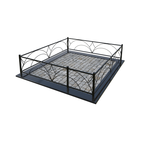 Металлическая ограда МО-21