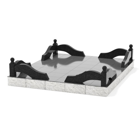 Гранитная ограда ОГ-23