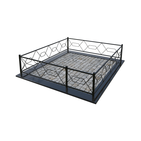 Металлическая ограда МО-9