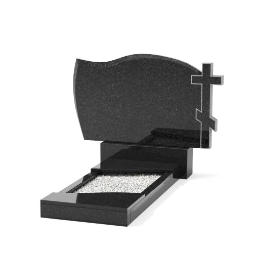 Двойной памятник B-39 гранитный