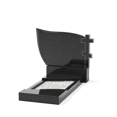 Двойной памятник B-40 гранитный