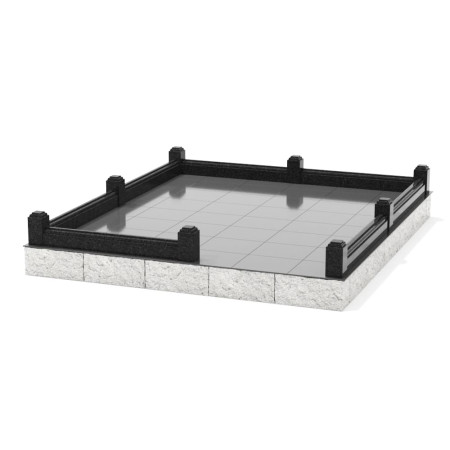 Гранитная ограда ОГ-25