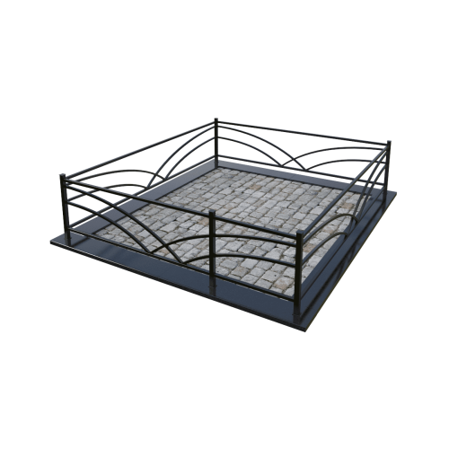 Металлическая ограда МО-8 на могилу