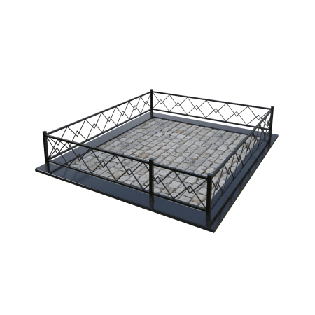 Металлическая ограда МО-6