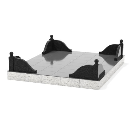 Гранитная ограда ОГ-28