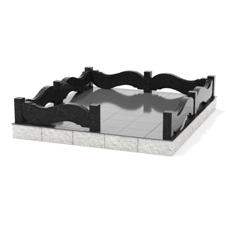 Гранитная ограда ОГ-4