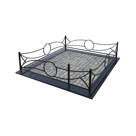 Металлическая ограда МО-25