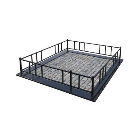 Металлическая ограда МО-22