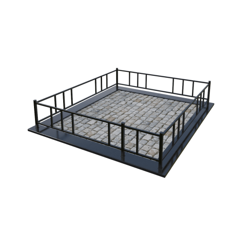 Металлическая ограда МО-22 на могилу