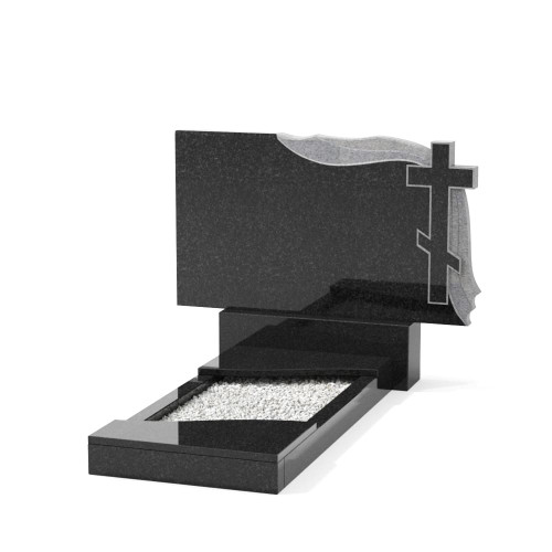 Двойной памятник B-37 гранитный