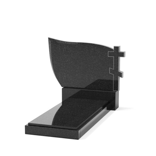 Двойной памятник B-40 гранитный