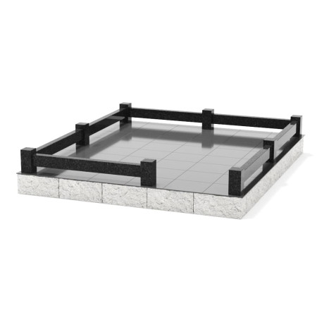 Гранитная ограда ОГ-7