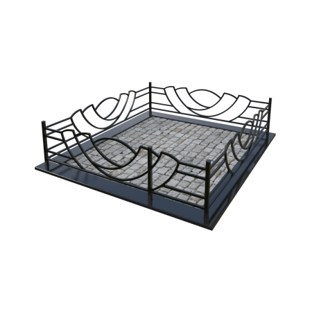 Металлическая ограда МО-18