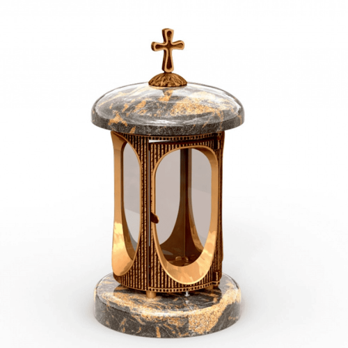 Лампада ритуальная Аврора из гранита